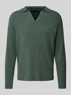 Drykorn Gebreide pullover met ribboorden model 'RUSTINO'