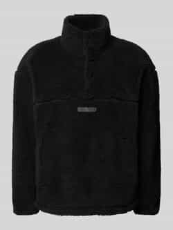 REVIEW Sherpa jacket met labelpatch