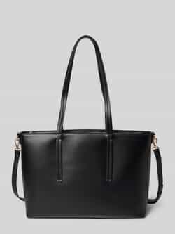 Seidenfelt Shopper in leerlook model 'Eiby'