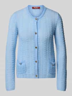 Max Mara Studio Regular fit gebreid jack van een mix van mohair en wol model 'GOLIA'