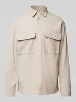 Jack & Jones Premium Comfort fit overhemdjack met klepzakken op de borst model 'RAYMOND'