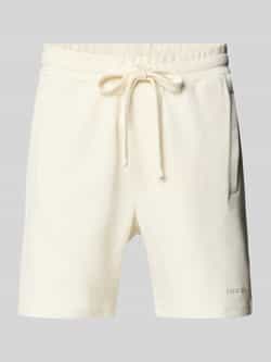 GABBA Regular fit sweatshorts met structuurmotief model 'Tim'