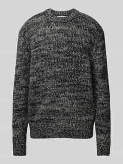 Selected Homme Gebreide pullover met ronde hals model 'PEPPER'