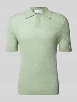 Selected Homme Regular fit poloshirt van een mix van katoen en lyocell model 'CHANCE'