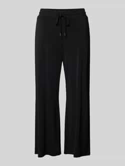 Comma Stoffen broek met elastische band