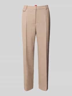 HUGO Relaxed fit stoffen broek met viscose model 'ENORE'