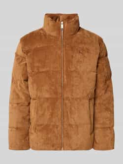 Calvin Klein Jeans Gewatteerd jack van corduroy met opstaande kraag en labelstitching