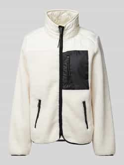 TheJoggConcept Fleecejack met opstaande kraag model 'BERRI'