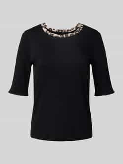Marc Cain Regular fit T-shirt met dierenprint