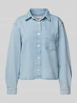 Marc O'Polo DENIM Regular fit jeansblouse met borstzak