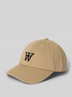 Wood Baseballpet met logostitching model 'Eli'