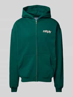 Multiply Apparel Oversized sweatjack met labelprint