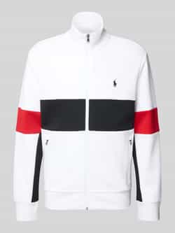 Polo Ralph Lauren Sweatjack met opstaande kraag en ritszakken