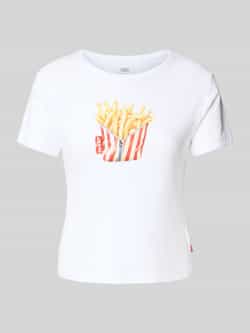 Levi's Regular fit T-shirt met logoprint model 'Rickie'