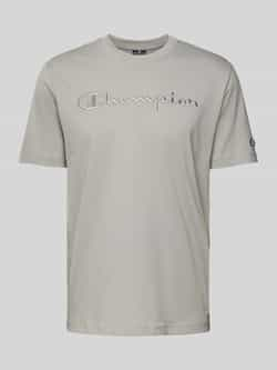 Champion T-shirt met labelstitching