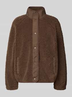 Jake*s Casual Sweatjack met teddybont
