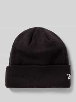 New era Beanie met labeldetail