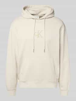 Calvin Klein Jeans Regular fit hoodie met logopatch model 'Fleece'