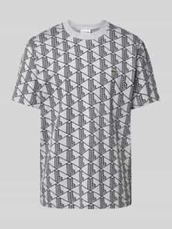 Lacoste Gestreept T-shirt Gray Heren