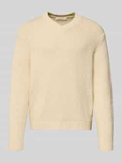 Selected Homme Regular fit gebreide pullover van puur biologisch katoen model 'ANGUS'