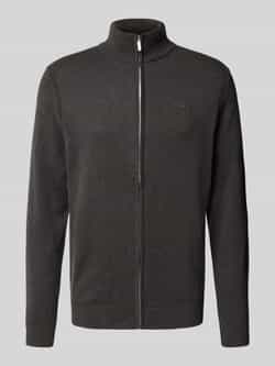 Tom Tailor Regular fit gebreid jack van puur katoen