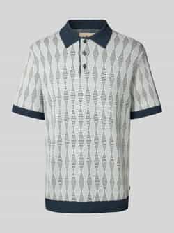 Jack & Jones Premium Regular fit poloshirt met structuurmotief model 'JUDE'