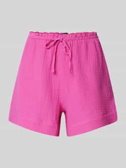 Gina Tricot Flared korte broek met structuurmotief model 'Gauze'