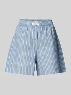 Jake*s Casual Korte loose fit pyjamabroek met gulp