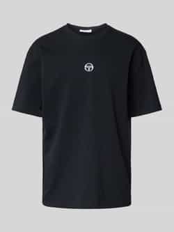 Sergio Tacchini T-shirt met labelstitching model 'SIMBA'