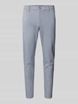 Only & Sons Slim fit stoffen broek met riemlussen model 'MARK'