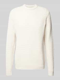 Casual friday Gebreide pullover met structuurmotief model 'Karl'
