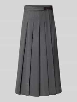 Weekend Max Mara Uitlopende wikkelrok van scheerwolmix model 'FASTOSO'