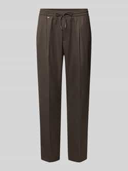 Antony Morato Loose fit stoffen broek van een mix van linnen en viscose model 'NEIL'