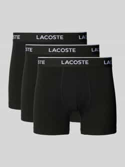 Lacoste Boxershort met elastische band met logo in een set van 3 stuks