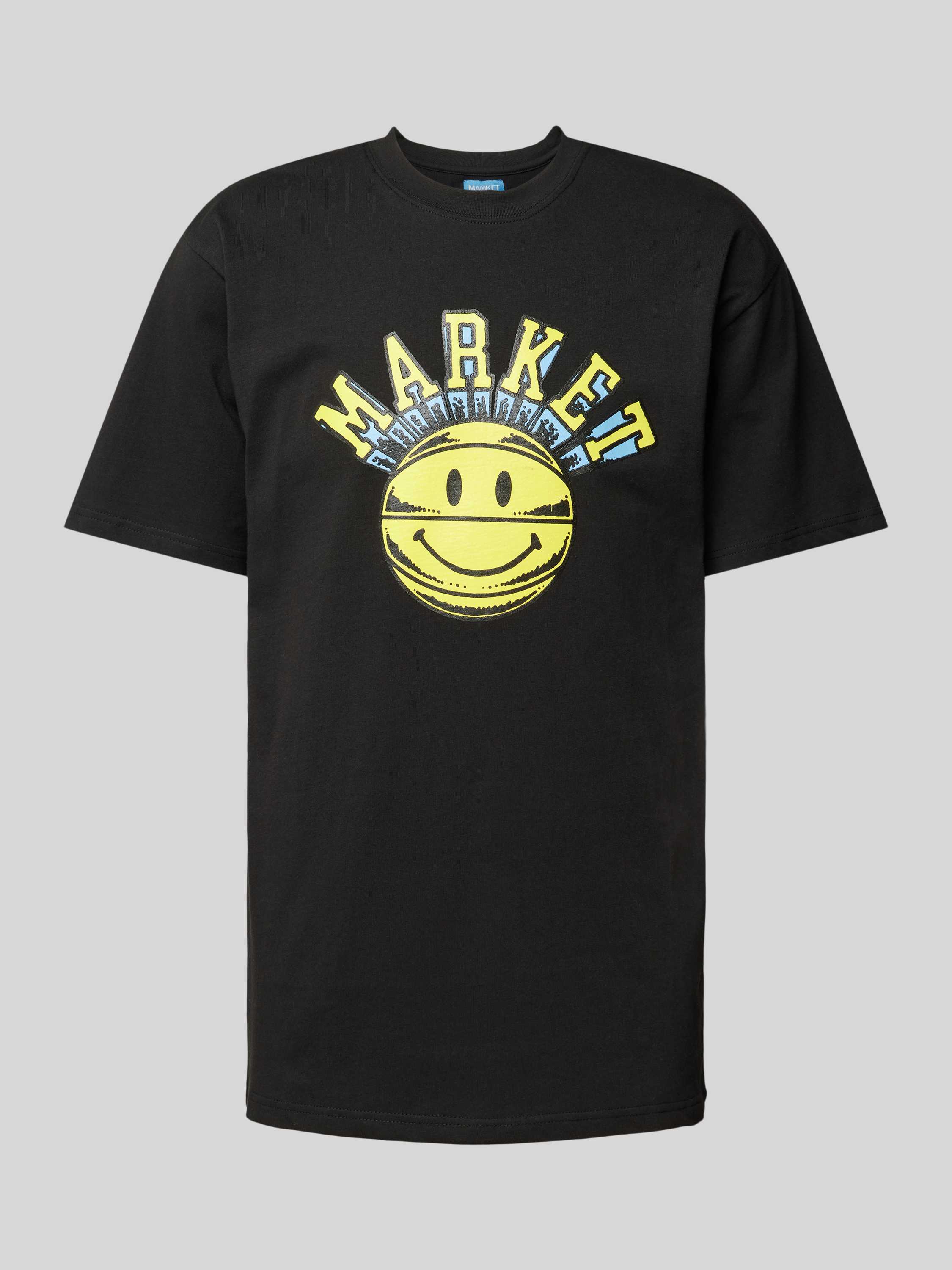 MARKET T-shirt met ronde hals model 'SMILEY'