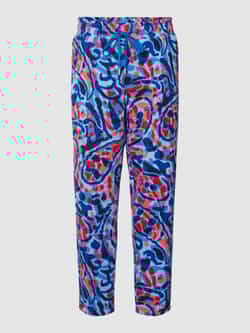 Christian Berg Woman Sweatpants met paisleymotief