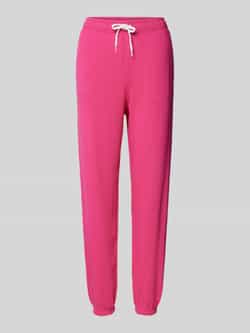 Polo Ralph Lauren Roze Joggers met Logo Borduurwerk Pink Dames