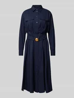 Lauren Ralph Lauren Midi-jurk met knoopsluiting model 'GISTAL'