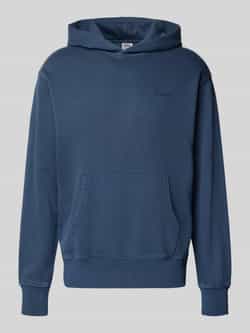 Levi's Hoodie met kangoeroezak en labelstitching