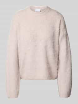 Jake*s Collection Relaxed fit gebreide pullover met wol