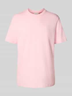 Calvin Klein Jeans T-shirt met geribde ronde hals