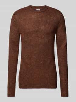 Jack & jones Gebreide pullover met ronde hals model 'LEWIS'