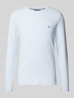 Tommy Hilfiger Shirt met lange mouwen STRETCH SLIM FIT LONG SLEEVE van biologische katoen-stretch