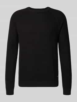 JOOP! Collection Gebreide pullover met ribboorden model 'Nadion'