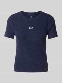 GAP T-shirt met label- en motiefstitching
