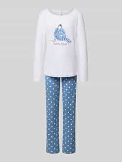 LOUIS & LOUISA Pyjama met labelprint