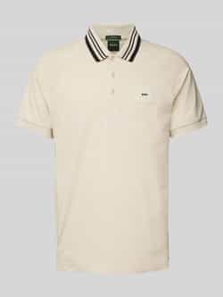 BOSS Green Regular fit poloshirt met labelbadge model 'Paddy'