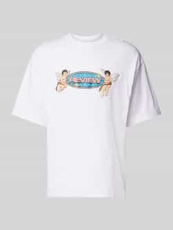 REVIEW T-shirt met labelprint