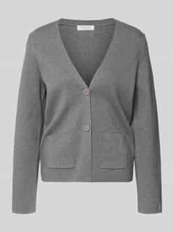 Christian Berg Woman Loose fit gebreid jack met V-hals