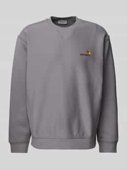 Carhartt Work In Progress Sweatshirt met ribboorden model 'AMERICAN'